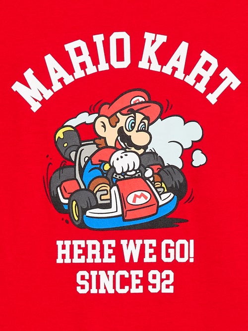 T-shirt van effen katoen 'Nintendo' 'Mario' - Kiabi