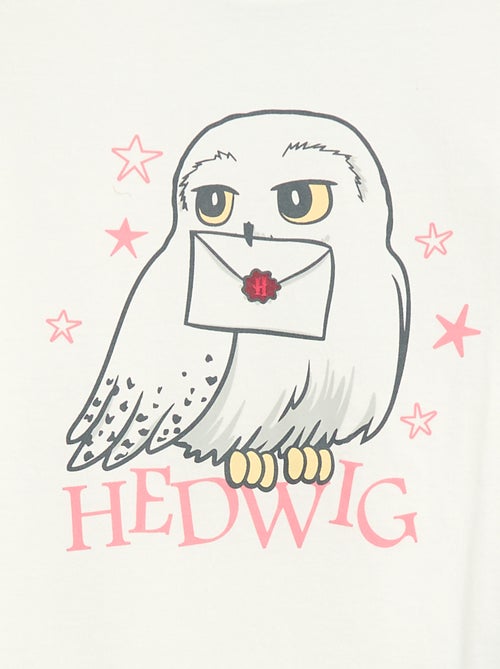 T-shirt van effen katoenjersey met print 'Harry Potter' - Kiabi