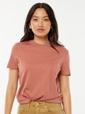 T-shirt van jersey met korte mouwen ROSE - Kiabi