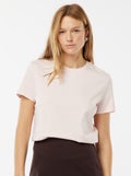 T-shirt van jersey met korte mouwen Rose - Kiabi