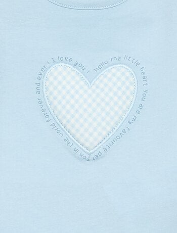T-shirt van jersey met lange mouwen