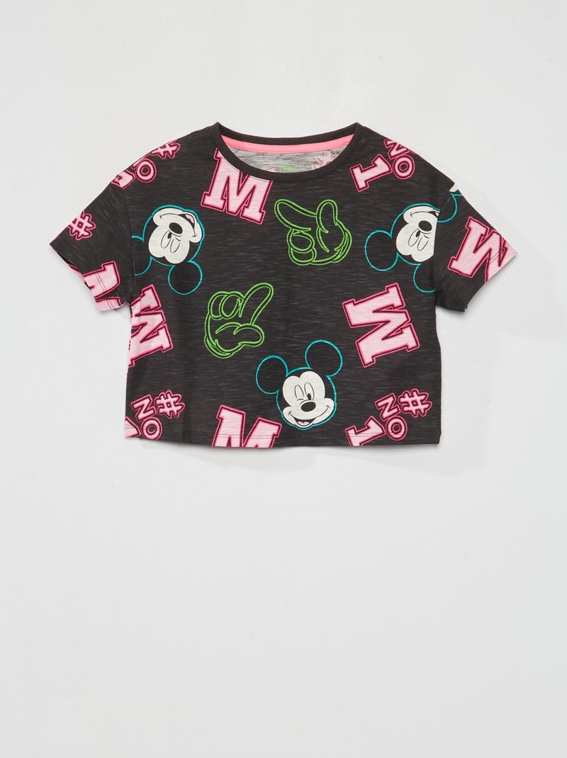 T-shirt van jerseystof 'Disney' ZWART - Kiabi