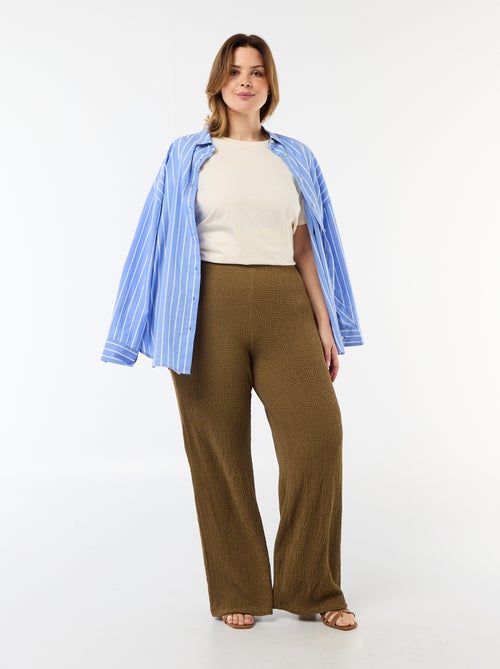 T-shirt van jerseystof met korte mouwen - Kiabi