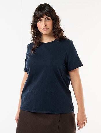 T-shirt van jerseystof met korte mouwen