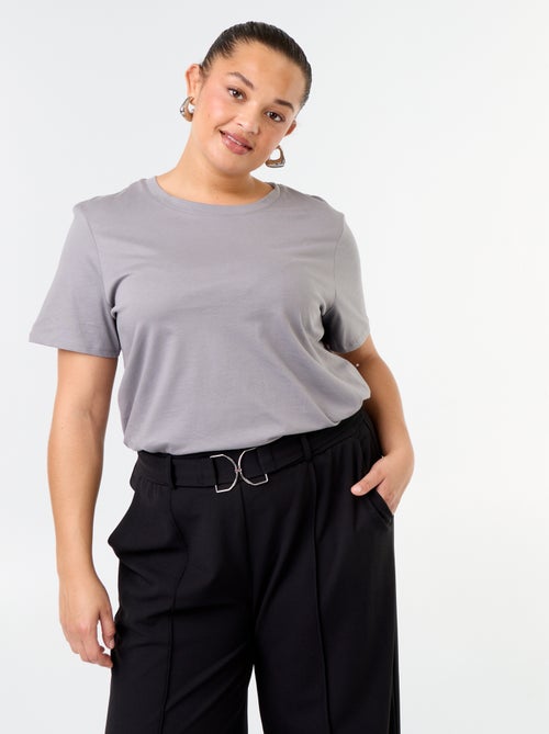T-shirt van jerseystof met korte mouwen - Kiabi T-shirt van jerseystof met korte mouwen - Kiabi