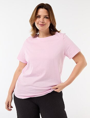 T-shirt van jerseystof met korte mouwen