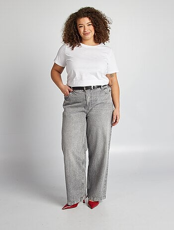 T-shirt van jerseystof met korte mouwen