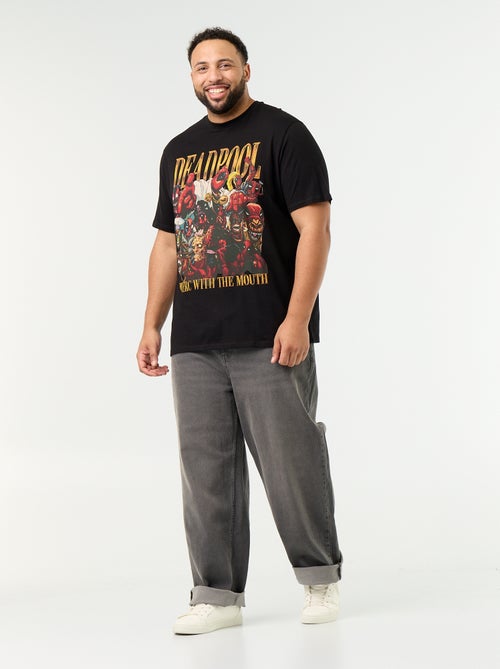 T-shirt van jerseytricot 'Deadpool' 'Marvel' met korte mouwen - Kiabi T-shirt van jerseytricot 'Deadpool' 'Marvel' met korte mouwen - Kiabi