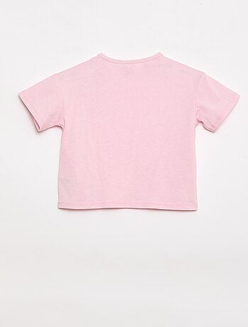T-shirt van jerseytricot met hartpatch