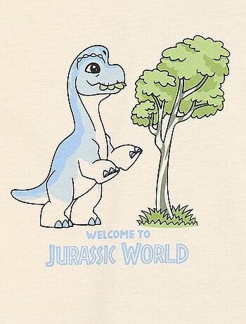 T-shirt van jerseytricot met 'Jurassic World'-print