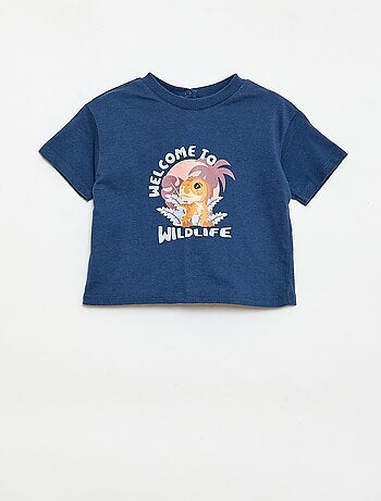 T-shirt van jerseytricot met 'Jurassic World'-print