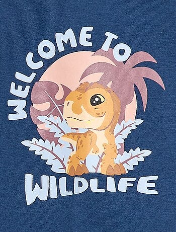 T-shirt van jerseytricot met 'Jurassic World'-print