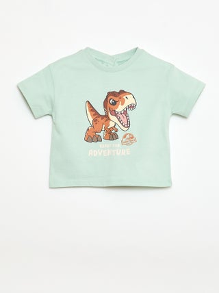 T-shirt van jerseytricot met 'Jurassic World'-print