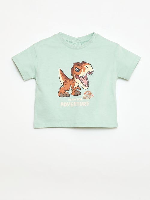 T-shirt van jerseytricot met 'Jurassic World'-print - Kiabi