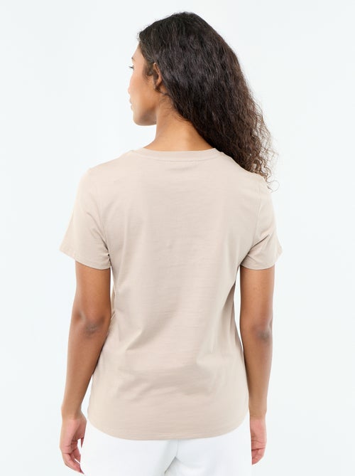 T-shirt van jerseytricot met korte mouwen - Kiabi T-shirt van jerseytricot met korte mouwen - Kiabi