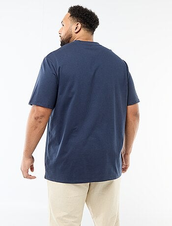 T-shirt van jerseytricot met korte mouwen
