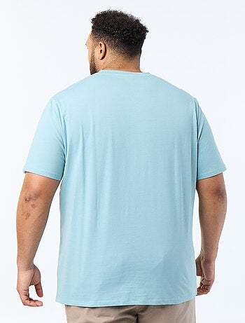 T-shirt van jerseytricot met korte mouwen