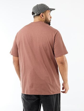 T-shirt van jerseytricot met korte mouwen
