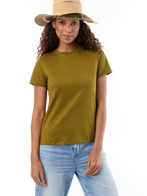 T-shirt van jerseytricot met korte mouwen - Kiabi T-shirt van jerseytricot met korte mouwen - Kiabi