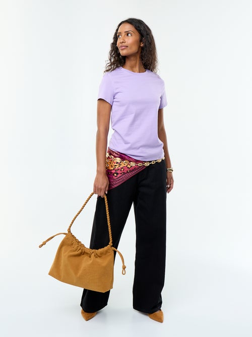 T-shirt van jerseytricot met korte mouwen - Kiabi T-shirt van jerseytricot met korte mouwen - Kiabi