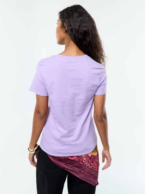 T-shirt van jerseytricot met korte mouwen - Kiabi T-shirt van jerseytricot met korte mouwen - Kiabi