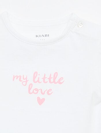 T-shirt van jerseytricot met korte mouwen