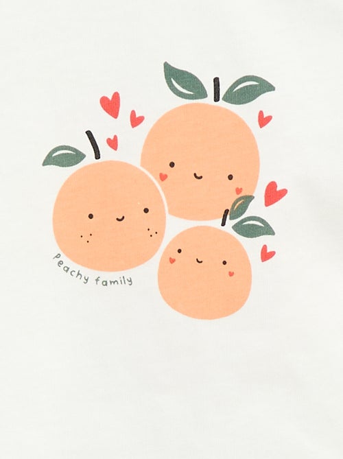 T-shirt van jerseytricot met korte mouwen - Kiabi