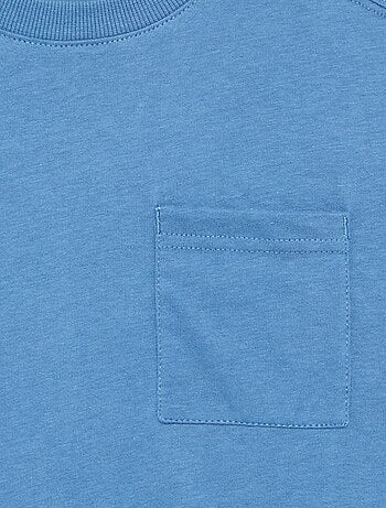 T-shirt van jerseytricot met lange mouwen