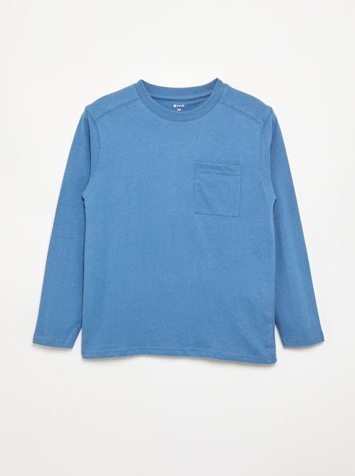 T-shirt van jerseytricot met lange mouwen - Kiabi T-shirt van jerseytricot met lange mouwen - Kiabi