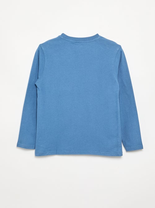 T-shirt van jerseytricot met lange mouwen - Kiabi T-shirt van jerseytricot met lange mouwen - Kiabi