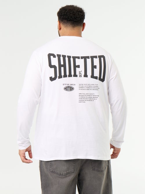 T-shirt van jerseytricot met lange mouwen - Kiabi T-shirt van jerseytricot met lange mouwen - Kiabi