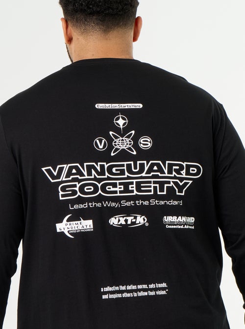 T-shirt van jerseytricot met lange mouwen - Kiabi T-shirt van jerseytricot met lange mouwen - Kiabi