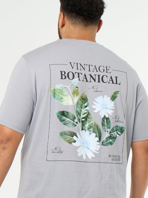 T-shirt van jerseytricot met print en korte mouwen - Kiabi T-shirt van jerseytricot met print en korte mouwen - Kiabi