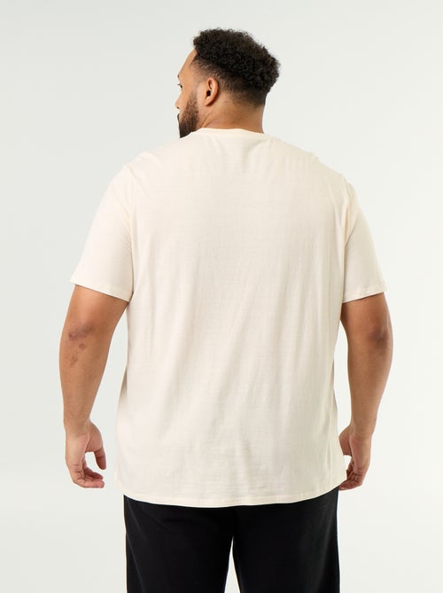 T-shirt van jerseytricot met print en korte mouwen - Kiabi T-shirt van jerseytricot met print en korte mouwen - Kiabi