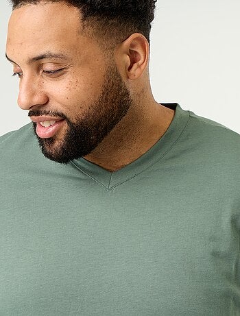 T-shirt met V-hals