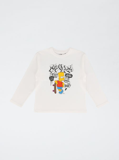 T-shirt van jerseytricot 'Simpson' 'Bart' - Kiabi