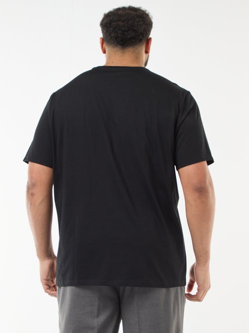 T-shirt van katoen met zachte feel - Kiabi