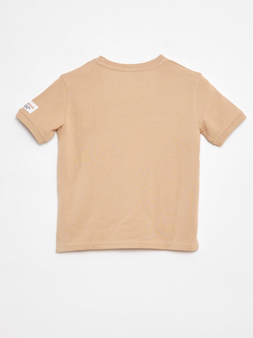 T-shirt van piquékatoen - Kiabi