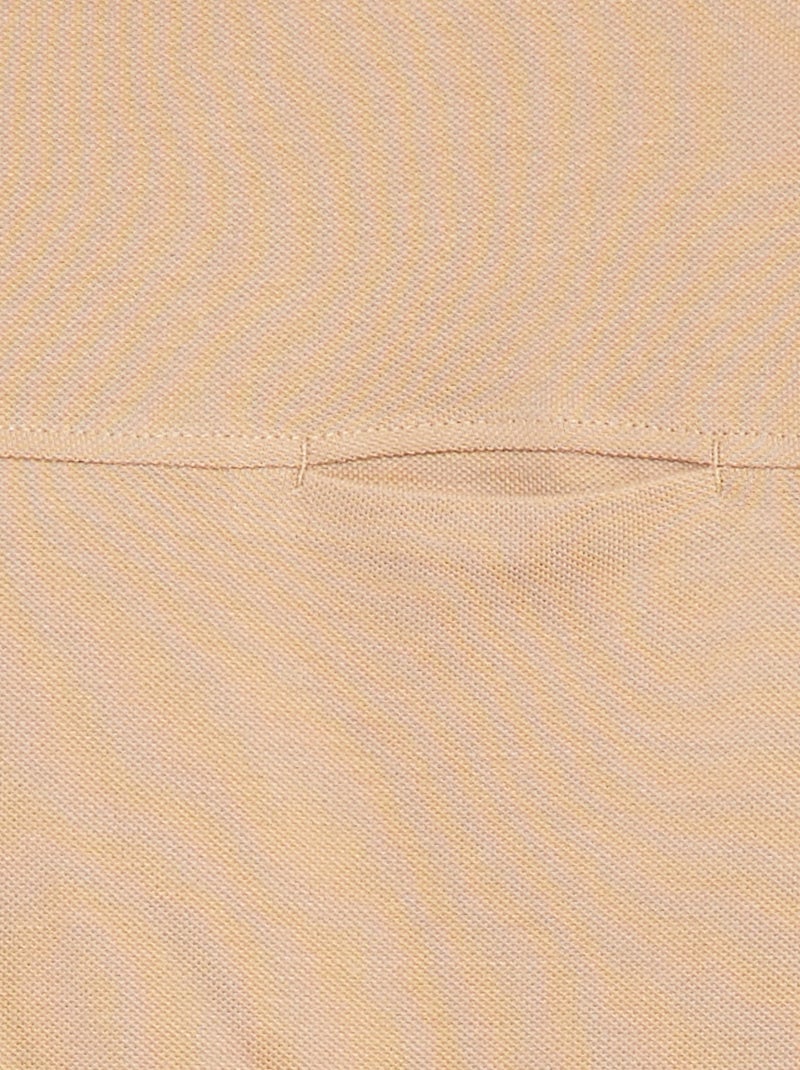 T-shirt van piquékatoen BRUIN - Kiabi