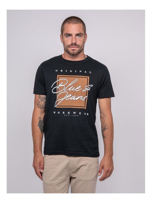 T-shirt van puur katoen met jablote-patroon. - Kiabi T-shirt van puur katoen met jablote-patroon. - Kiabi