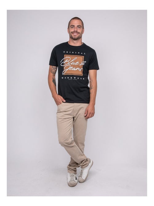 T-shirt van puur katoen met jablote-patroon. - Kiabi T-shirt van puur katoen met jablote-patroon. - Kiabi