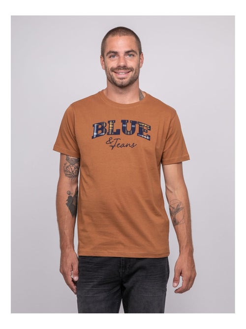 T-shirt van puur katoen met jackhorn-patroon - Kiabi T-shirt van puur katoen met jackhorn-patroon - Kiabi