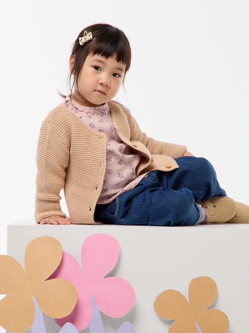 T-shirt van ribtricot - Kiabi