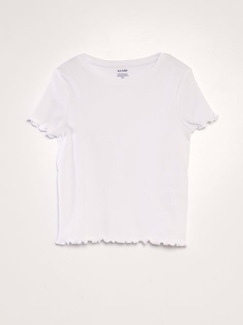 T-shirt van ribtricot - Kiabi