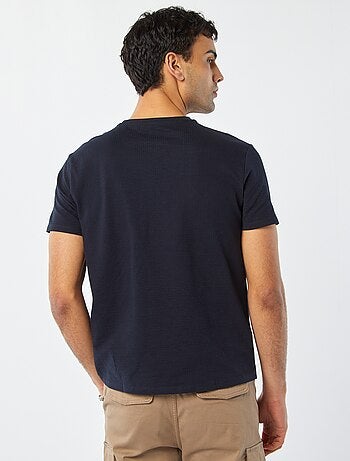 T-shirt van seersucker