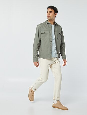 T-shirt van seersucker