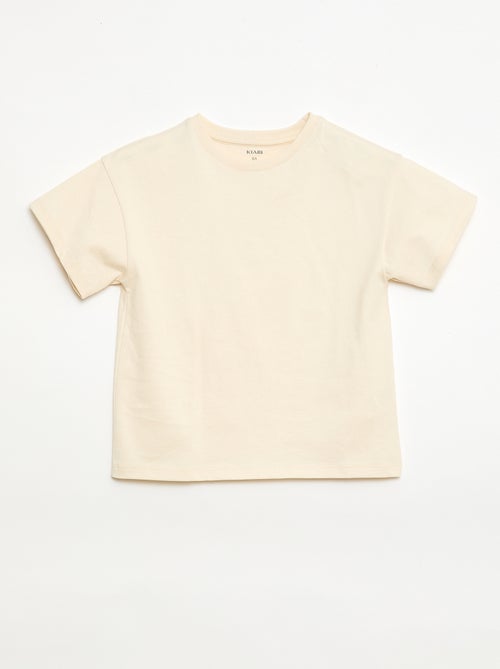 T-shirt van Tough Cotton met korte mouwen - Kiabi