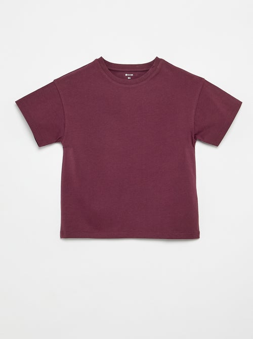 T-shirt van Tough Cotton met korte mouwen - Kiabi