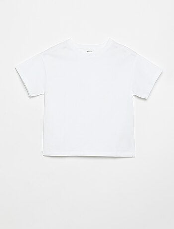 T-shirt van Tough Cotton met korte mouwen