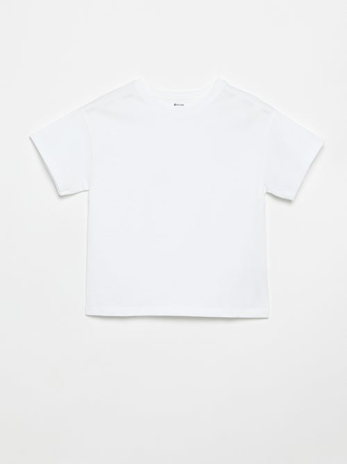 T-shirt van Tough Cotton met korte mouwen - Kiabi T-shirt van Tough Cotton met korte mouwen - Kiabi